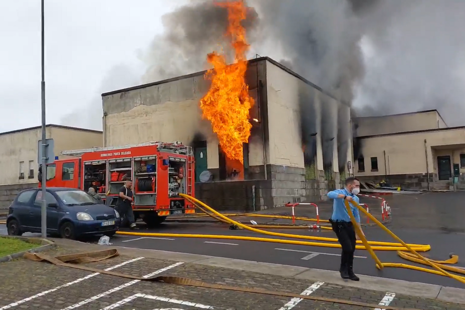 Incêndio em Hospital em Ponta Delgada	