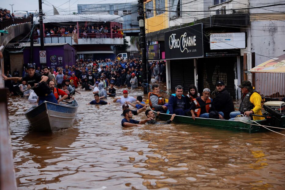 Cheias no Rio Grande do Sul no Brasil