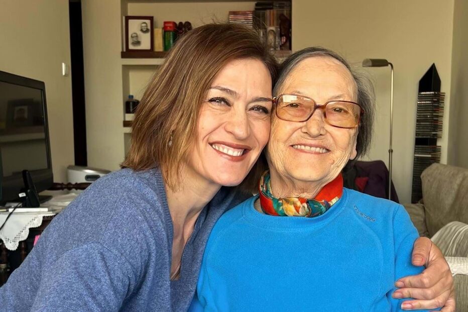Fátima Lopes com a mãe