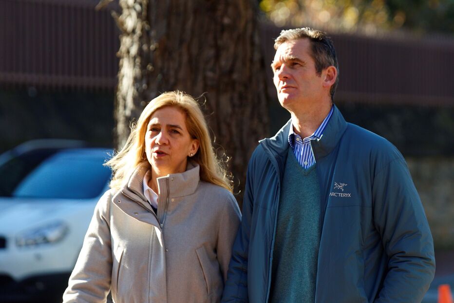 Infanta Cristina e o ex-marido, Iñaki  Urdangarin