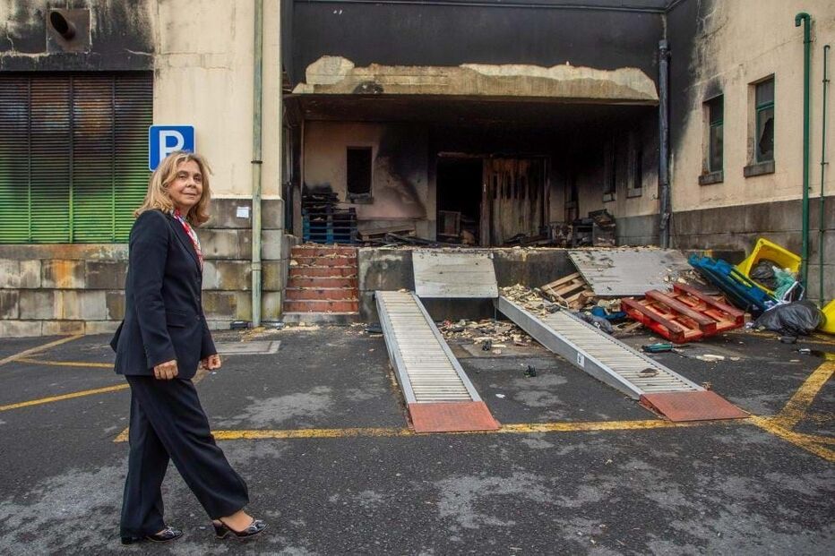 Ministra da Saúde, Ana Paula Martins, no Hospital do Divino Espírito Santo, Açores