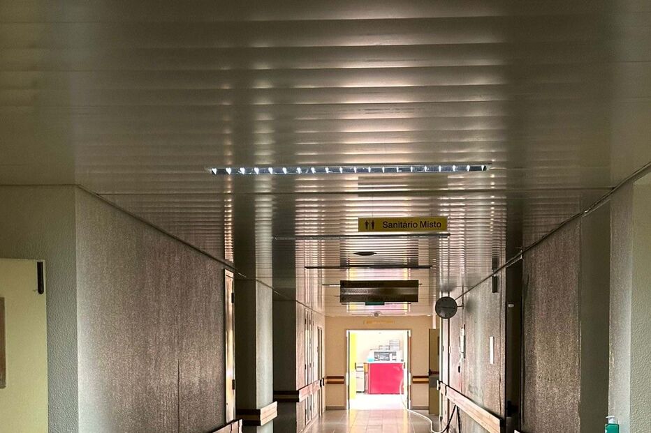 Hospital de Ponta Delgada após incêndio 