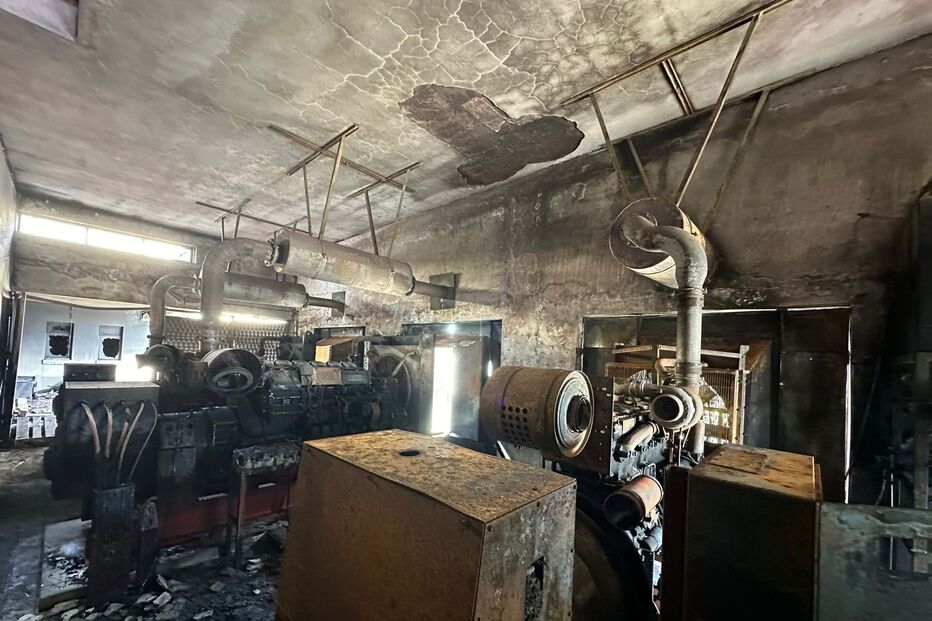 Hospital de Ponta Delgada após incêndio 