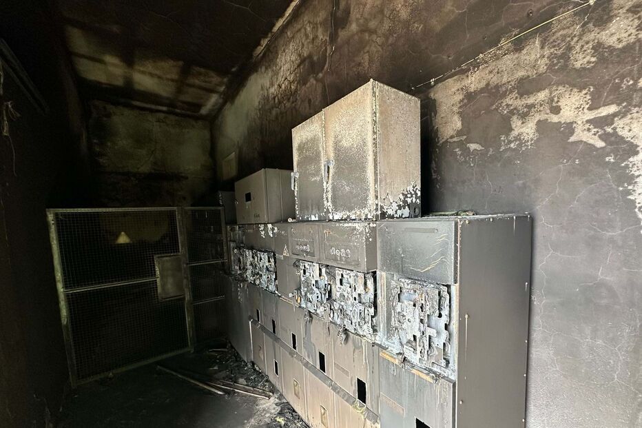 Hospital de Ponta Delgada após incêndio 