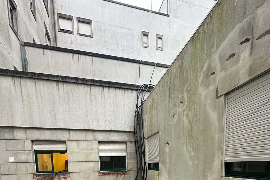 Hospital de Ponta Delgada após incêndio 