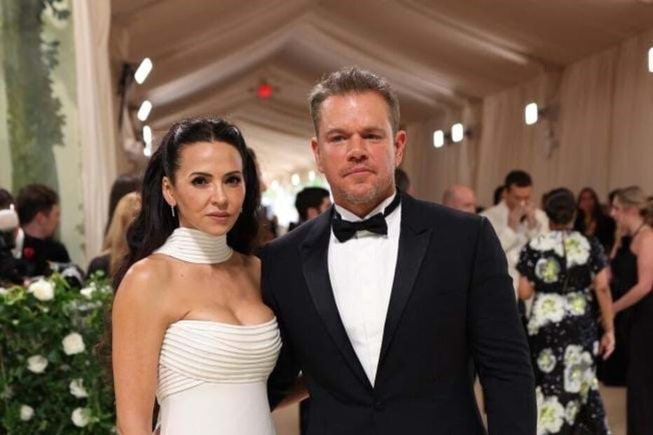 Matt Damon e a mulher, Luciana