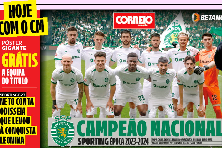 Poster do campeão Sporting