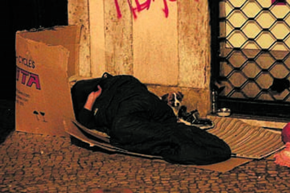 Sem-abrigo em Lisboa 