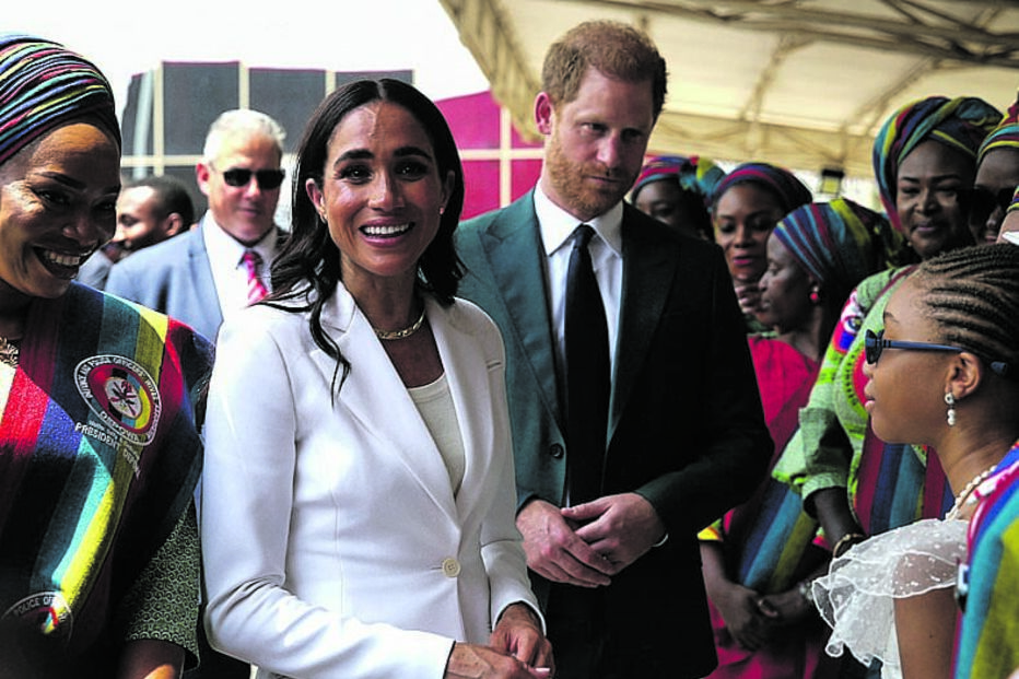 Príncipe Harry e Meghan Markle estão na Nigéria 