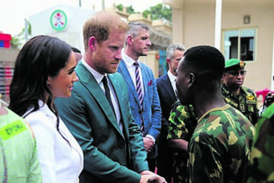 Príncipe Harry e Meghan Markle estão na Nigéria 