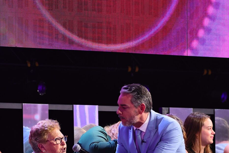 Cláudio Ramos e Maria do Rosário, avó de Catarina Miranda