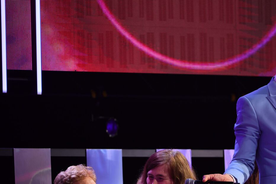 Cláudio Ramos e Maria do Rosário, avó de Catarina Miranda