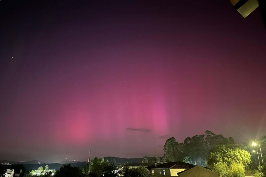 Aurora boreal, Portugal