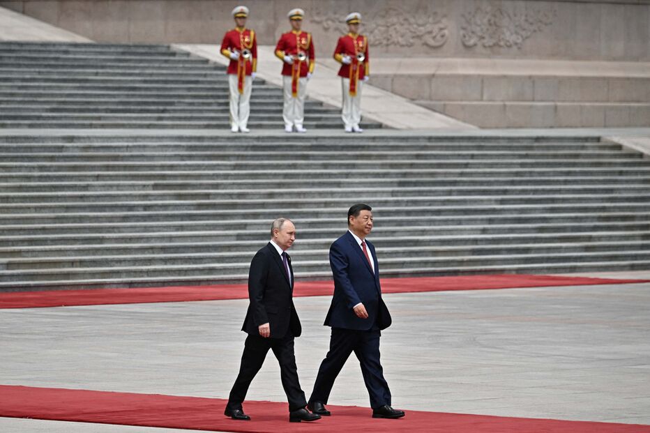 Putin em viagem à China