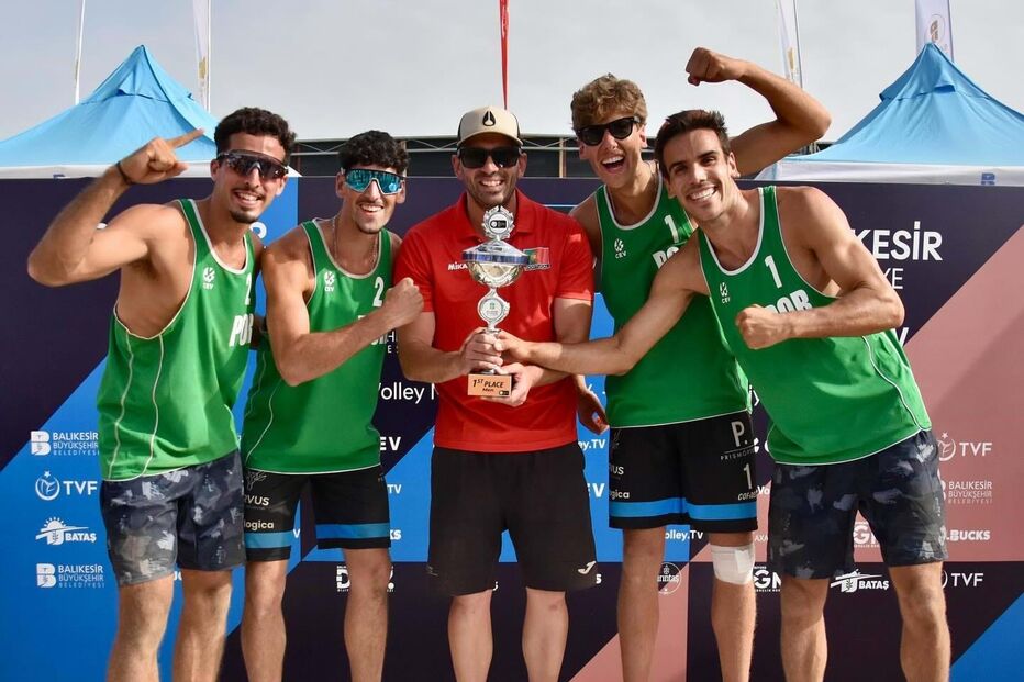 Portugal na fase final da Taça das Nações de voleibol de praia que apura para Paris2024