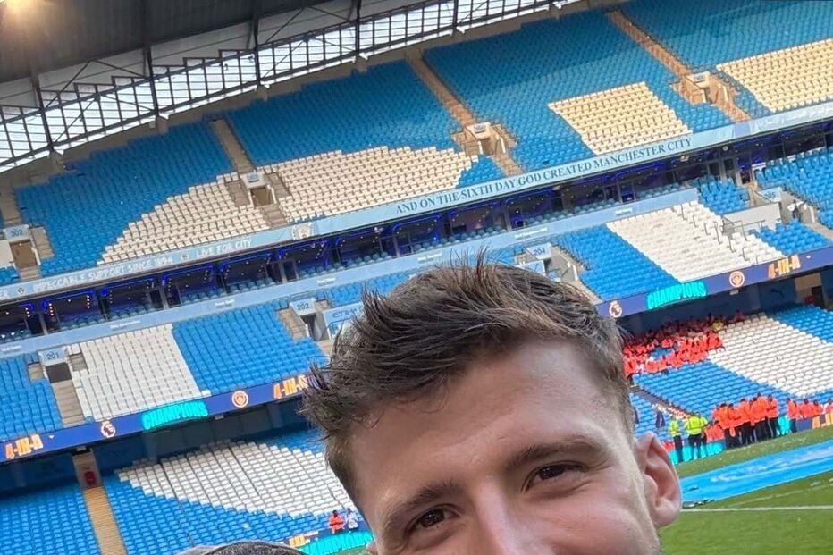 Rúben Dias e o ator