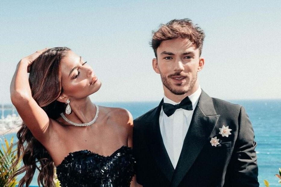 Kika Cerqueira Gomes e Pierre Gasly	