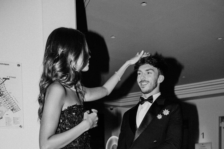 Francisca Cerqueira Gomes e Pierre Gasly	