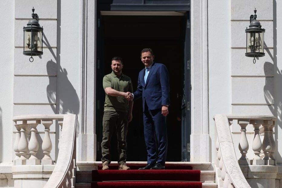 Zelensky chega a São Bento