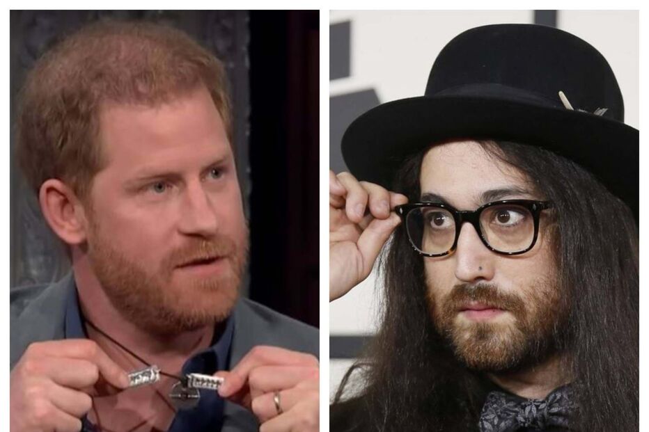 Príncipe Harry e Sean Lennon