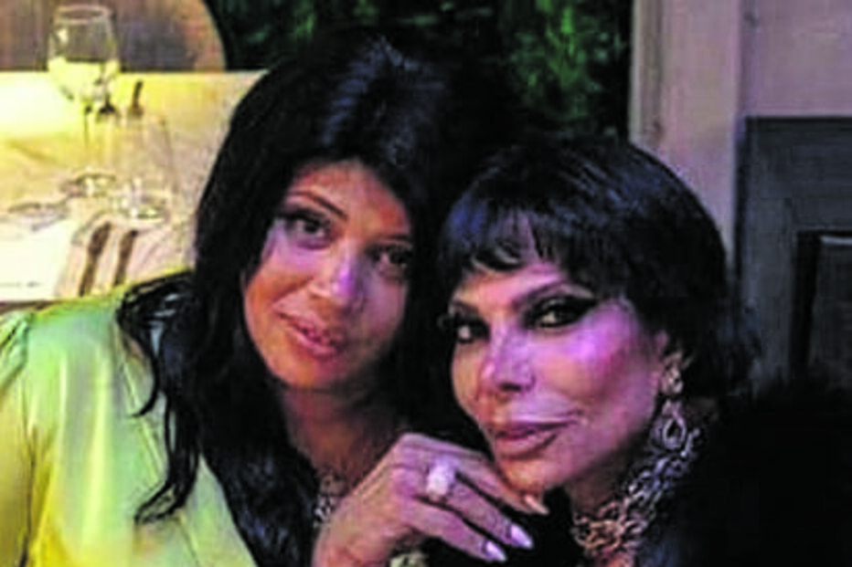 José com a ex-amiga, Marcela Fernandes 