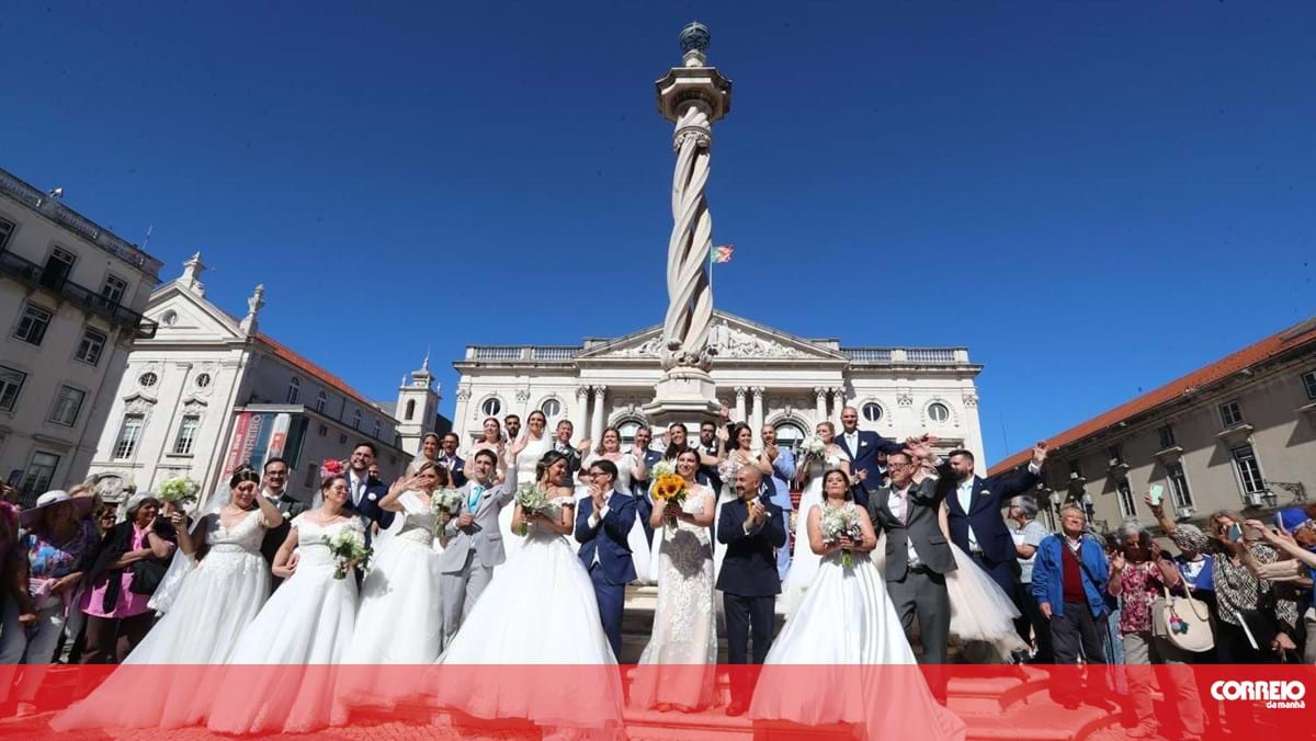 O amor está no ar: 15 casais deram o 'nó' nos Casamentos de Santo António