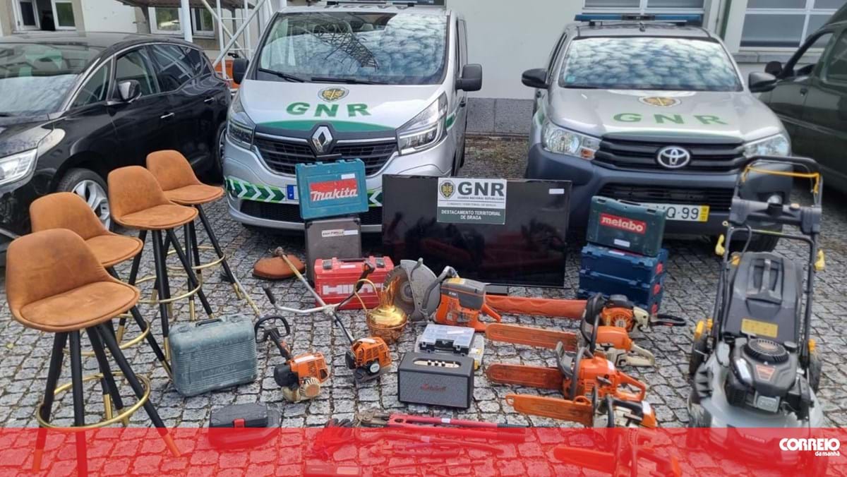 Três homens detidos por cerca de uma dezena de furtos a casas e lojas em Braga – Portugal