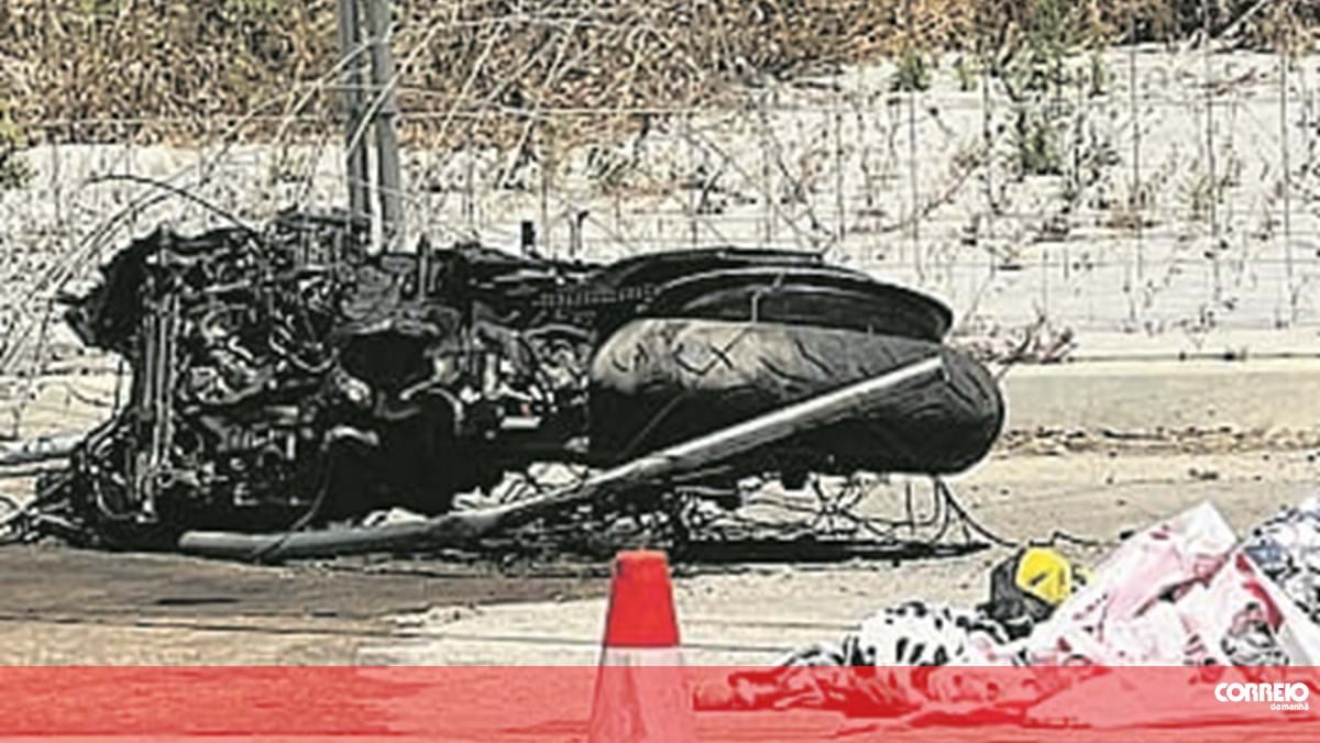 Motard de 44 anos morre em despiste e fere homem de 27