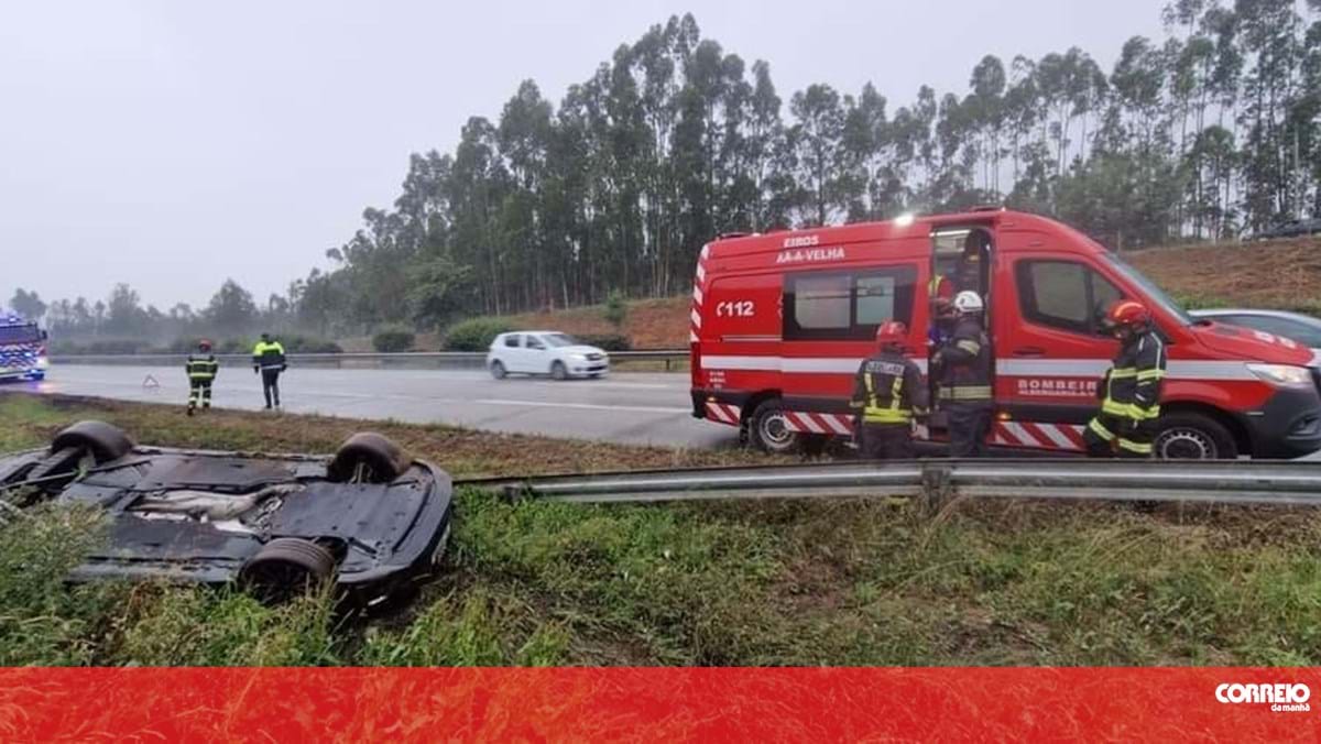 Despiste de carro faz um ferido em Estarreja – Portugal