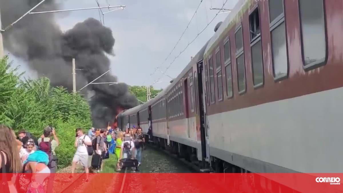 Acidente de comboio na Eslováquia