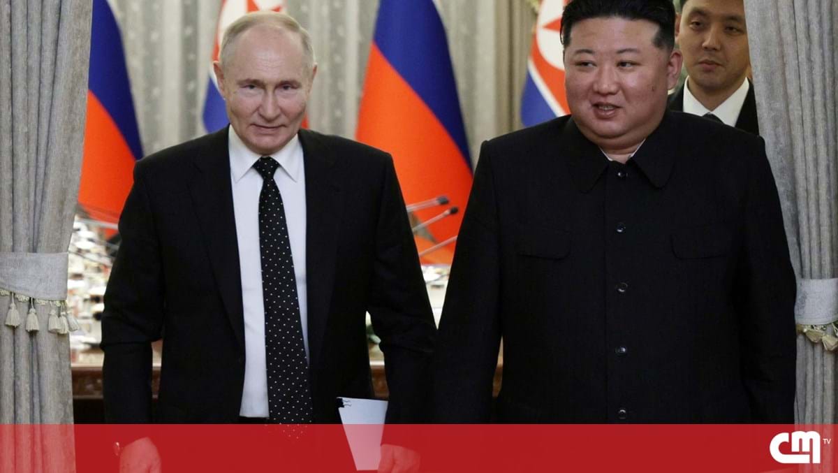 "Uma amizade próxima": Rússia e Coreia do Norte assinam documento de parceria estratégica para manter relações "de longo prazo"