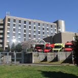 Vítima foi levada para o Hospital de Santo António