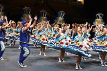 Apresentação da marcha do Bairro da Graça
