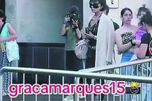 José Castelo Branco em Fátima com equipa de filmagens