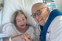 Betty Grafstein com Abel Dias