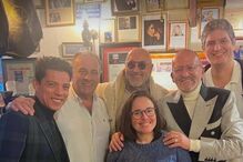 Manuel Luís Goucha e Rui Oliveira com Joana Marques e Vasco Palmeirim