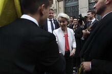 Ursula von der Leyen na campanha da AD
