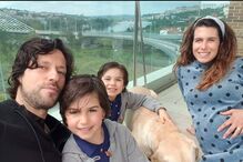 Vítor Bruno e a mulher, Elsa Varela 