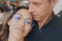 Catarina Miranda com o pai