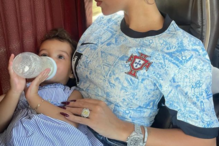 Georgina Rodríguez com o filha 