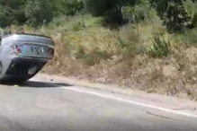 Casal ferido em despiste e capotamento na A1 em Alhandra