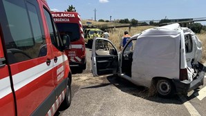 Colisão provoca dois feridos no IC1 em Grândola