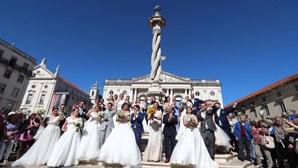 O amor está no ar: 15 casais deram o ‘nó’ nos Casamentos de Santo António