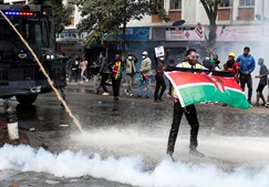 Protestos no Qúenia