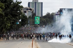 Protestos no Qúenia