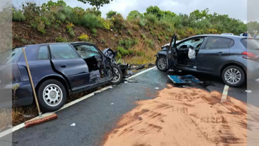 Acidente de viação em Bragança