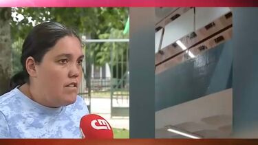 Vídeo mostra escola inundada após chuva intensa em Braga
