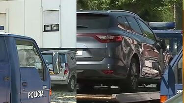 Carros atingidos por tiros no bairro do Lagarteiro no Porto