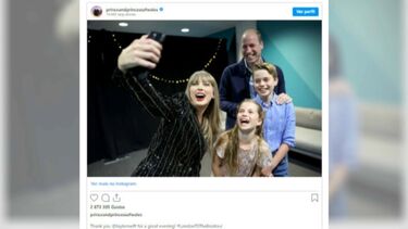 Príncipe William festeja aniversário com os filhos ao som de Taylor Swift