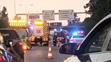 Acidente obriga ao corte de trânsito em três das quatro faixas de rodagem na CRIL